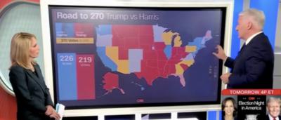 CNN’s John King Breaks Down Candidates’ ‘Easiest’ Paths To Victory On Election Day