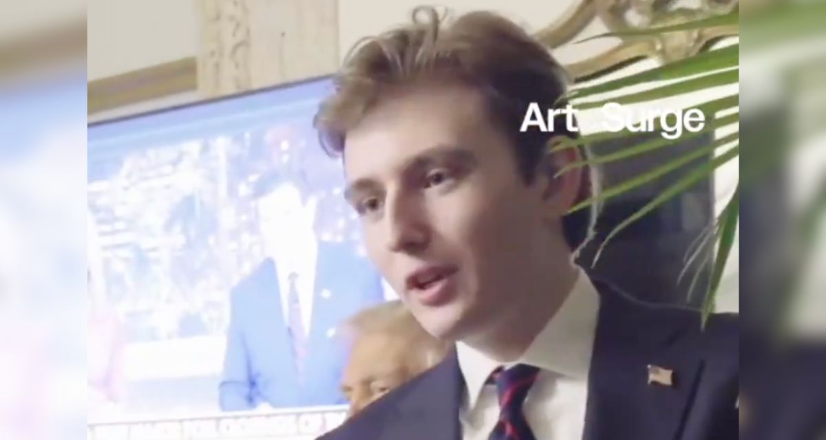 ‘Behind the Scenes’ Video of Barron Trump Draws Attention as Users React to His Voice