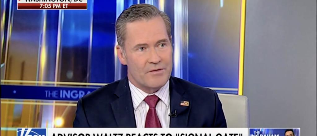 Mike Waltz Denies Ever Having Jeffrey Goldberg’s Number