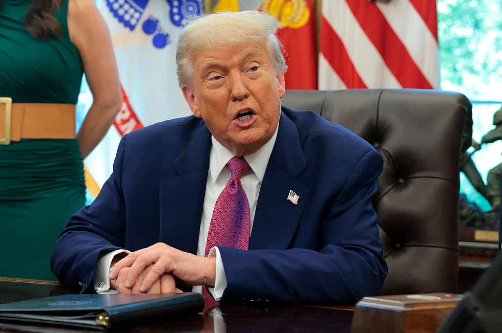 Watch: Trump Appears to Take a Dig at Biden Autopen Controversy