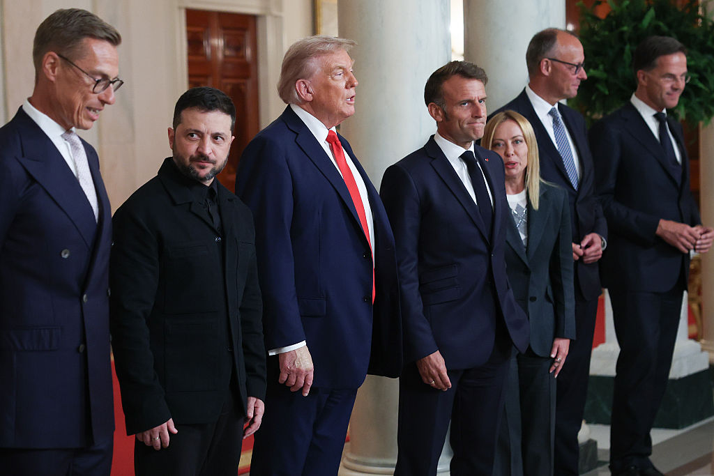 Hot Mic Catches Comments Made By Trump And Other European Leaders Following Press Event