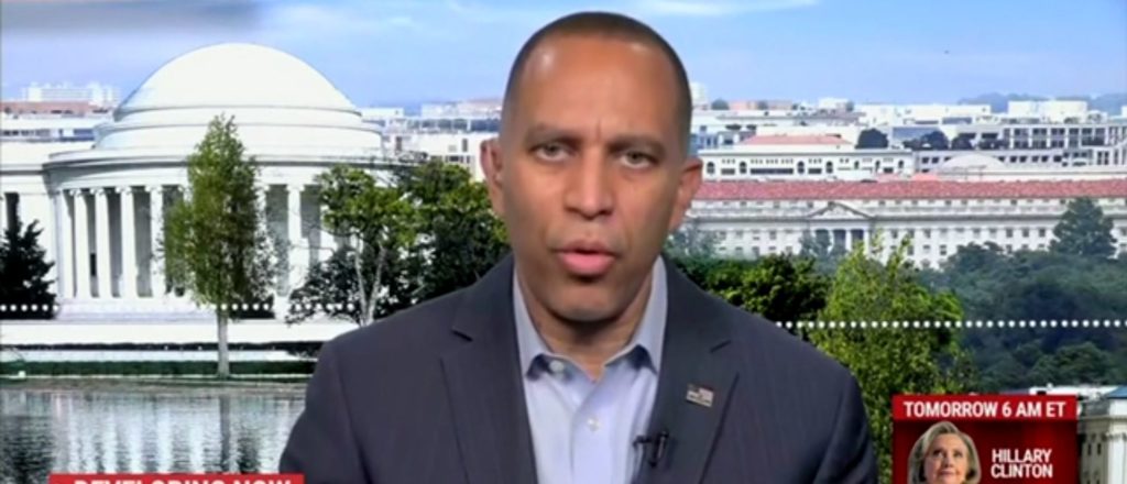 Hakeem Jeffries Calls Bill To Pay Troops During Shutdown ‘Political Ploy’