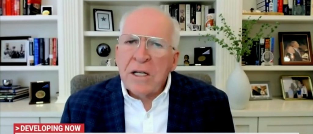 Former CIA Director James Brennan Gets Heated When Confronted Over Hunter Biden Laptop Disinformation Attempt