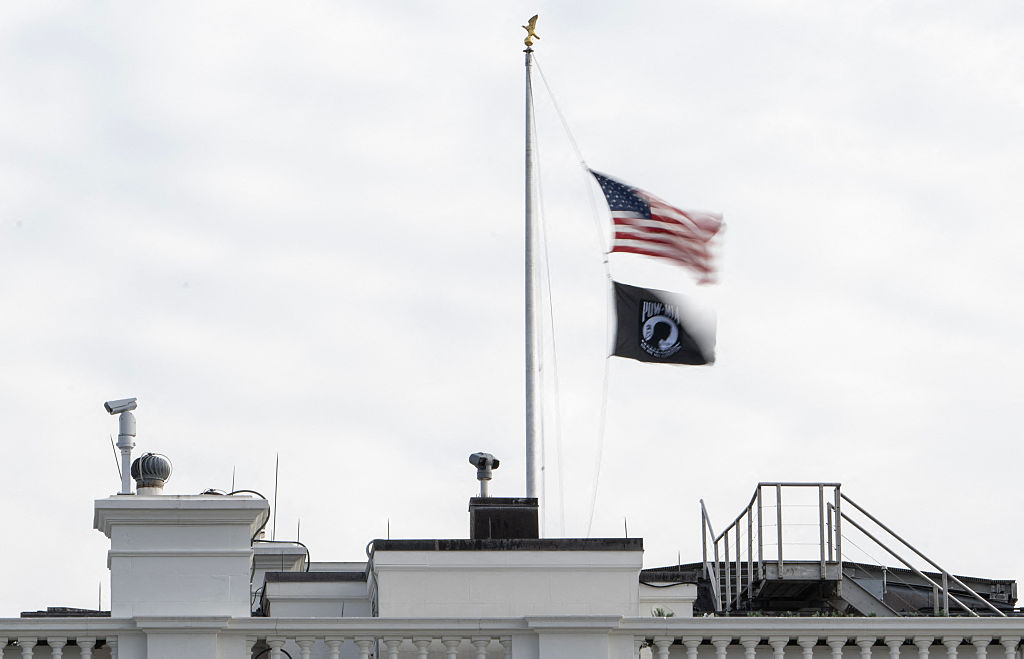 Trump Orders Flags at Half-Staff for Fallen National Guard Member