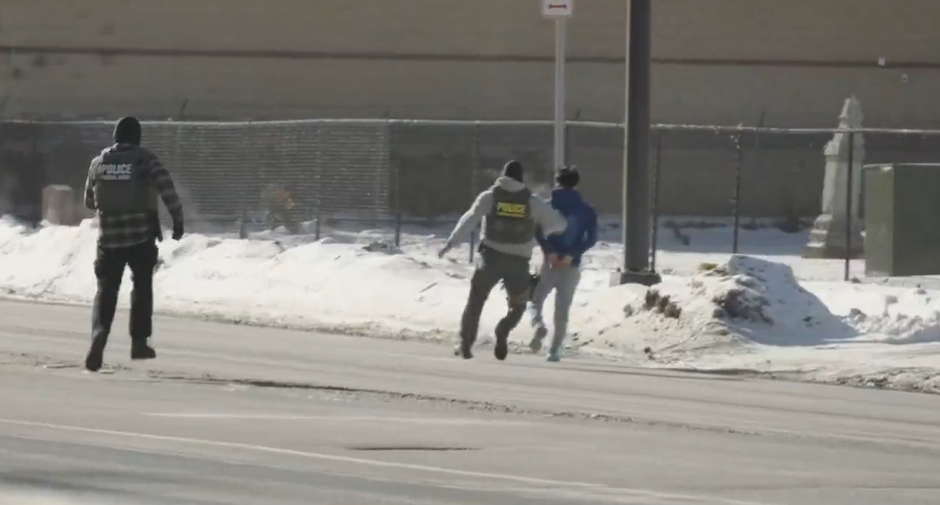 Watch: Cuffed Migrant’s Icy Escape Ends in Painful Fall as ICE Operations Continue in Minneapolis