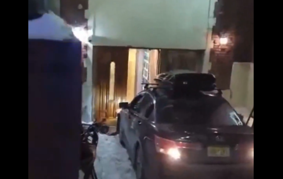Watch: Car Rams Brooklyn Synagogue During Holy Celebration