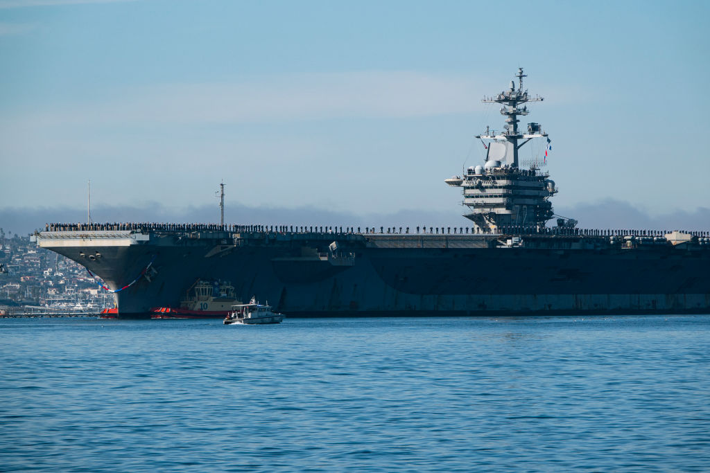 US Jet Downs Iranian Drone Near Carrier as Second Clash Unfolds in Strait of Hormuz