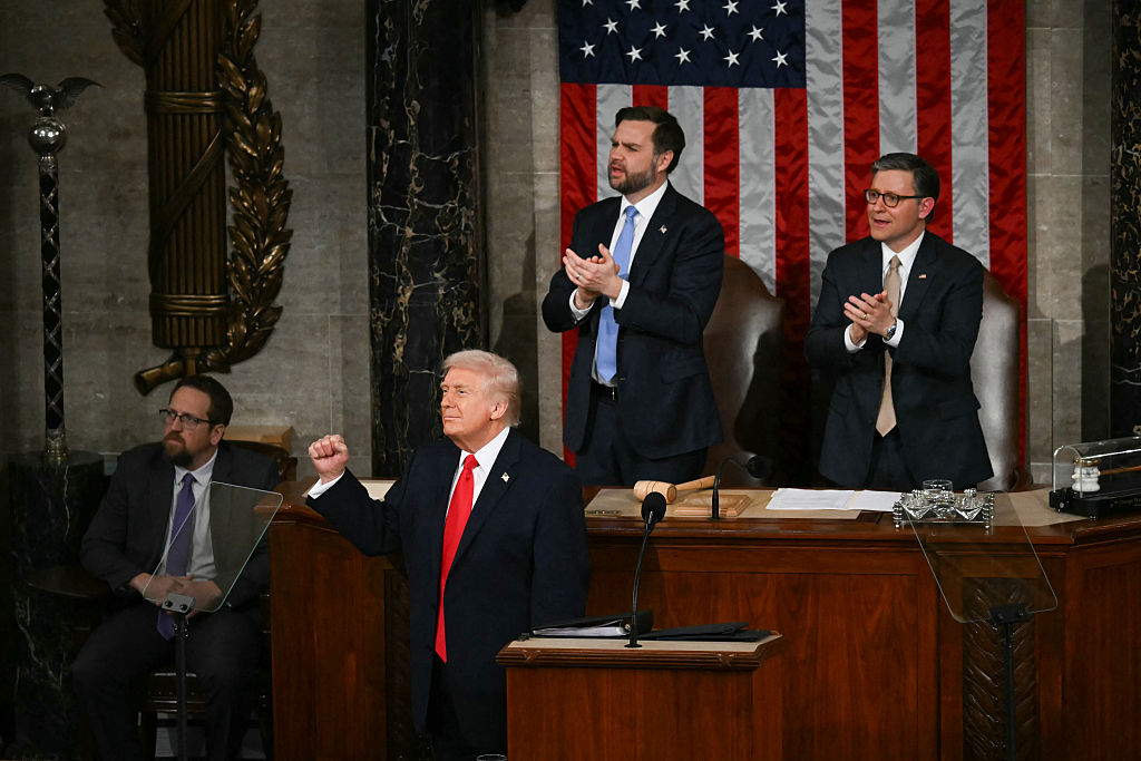 Trump Targets Dems Over Taxes in State of the Union Clash