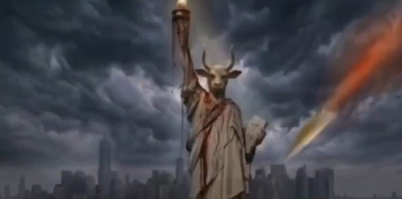 Iranian AI Video Depicts Statue Of Liberty As Baal In Explosive Propaganda Clip
