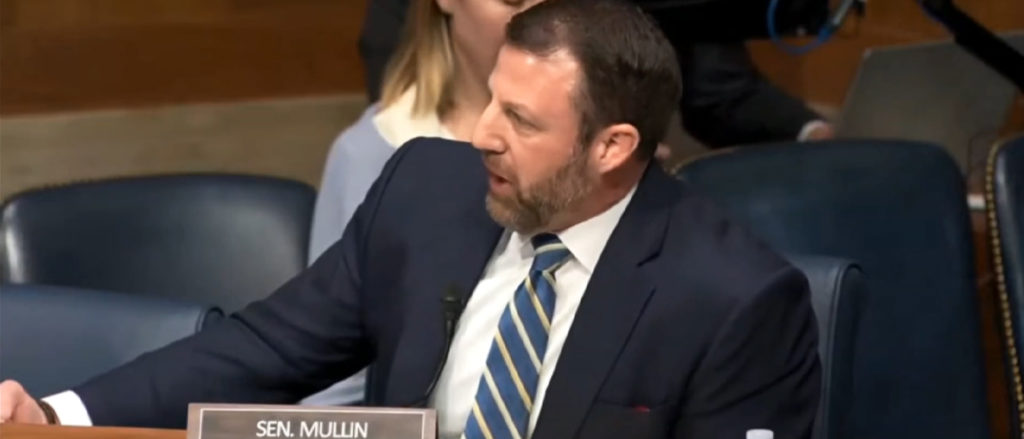 Senate Confirms New DHS Secretary Markwayne Mullin As Democrats Continue Funding Blockade