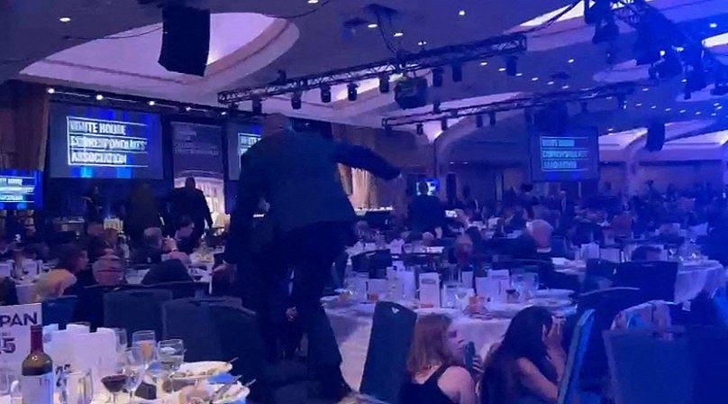 Trump Praises Swift Response After Shooting Scare at Correspondents’ Dinner