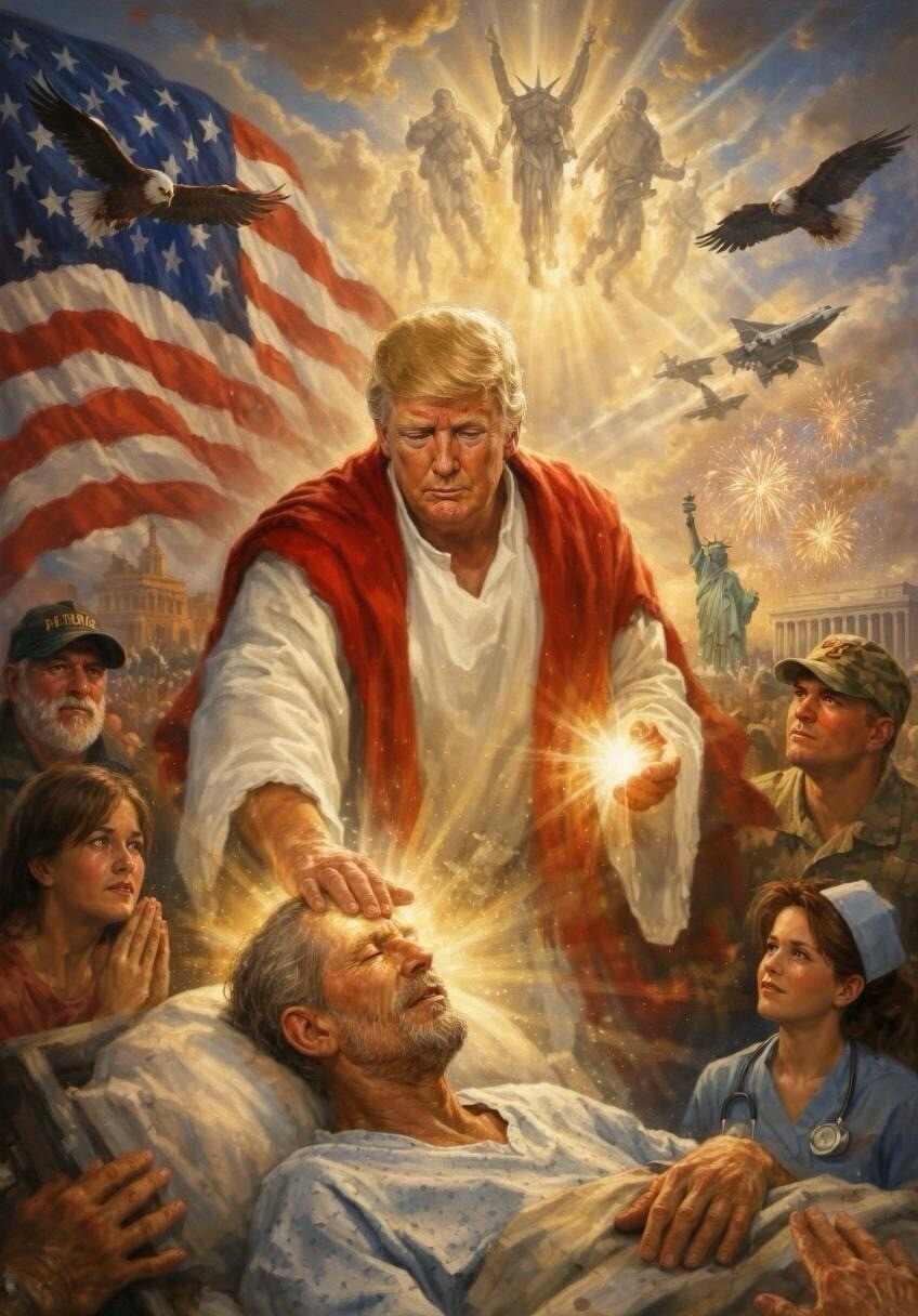 Trump Blasted For Posting AI Image Of Him As Jesus: ‘Gross Blasphemy!’