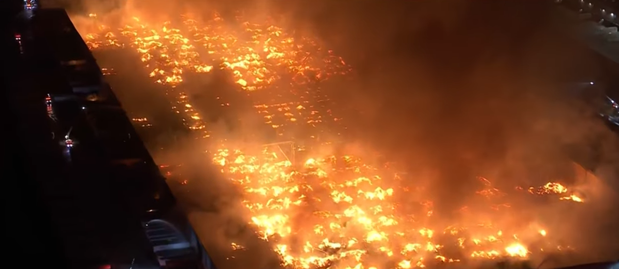 Arson Investigation Launched After Inferno Engulfs California Warehouse