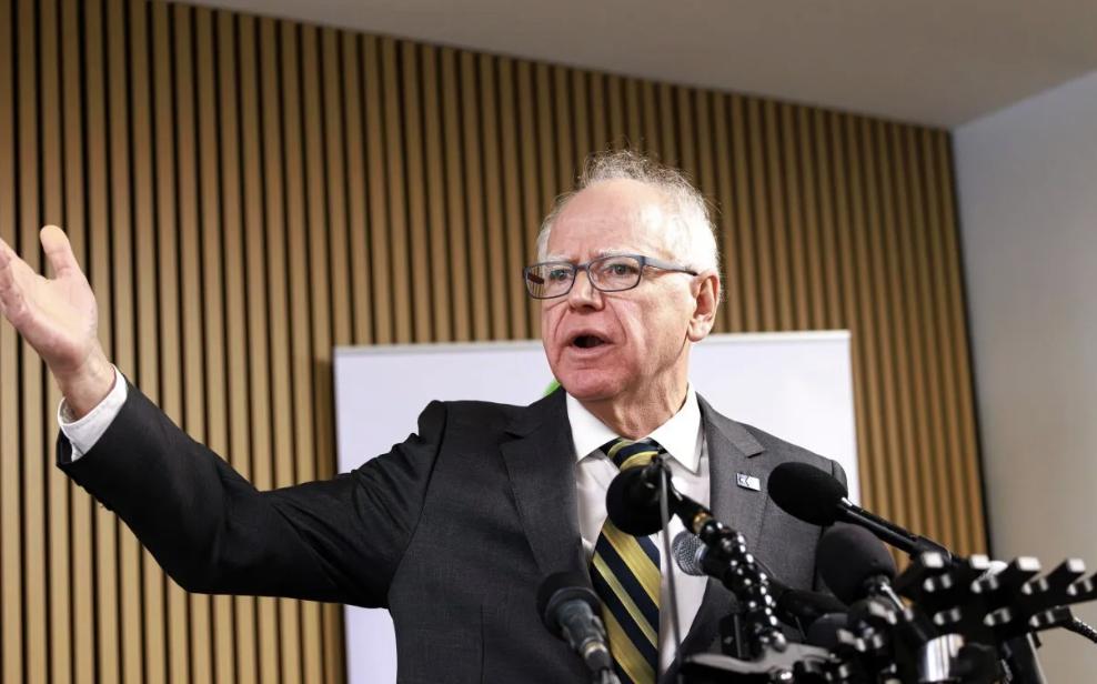 Look Who Tim Walz Spent Easter With