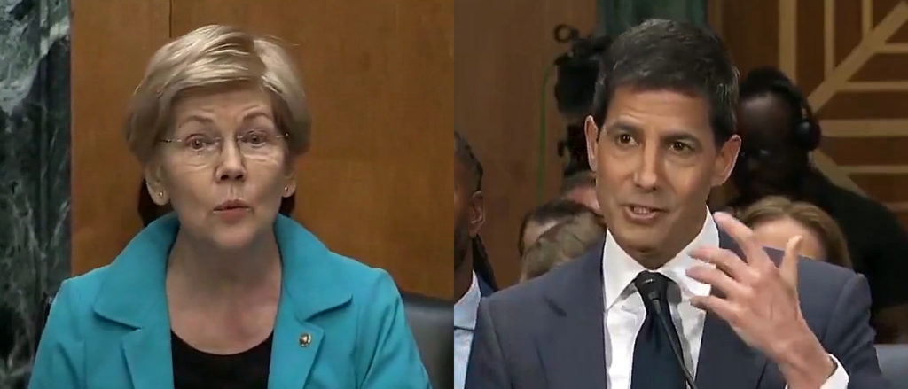 Trump Fed Chair Nominee Trolls Elizabeth Warren To Her Face During Hearing