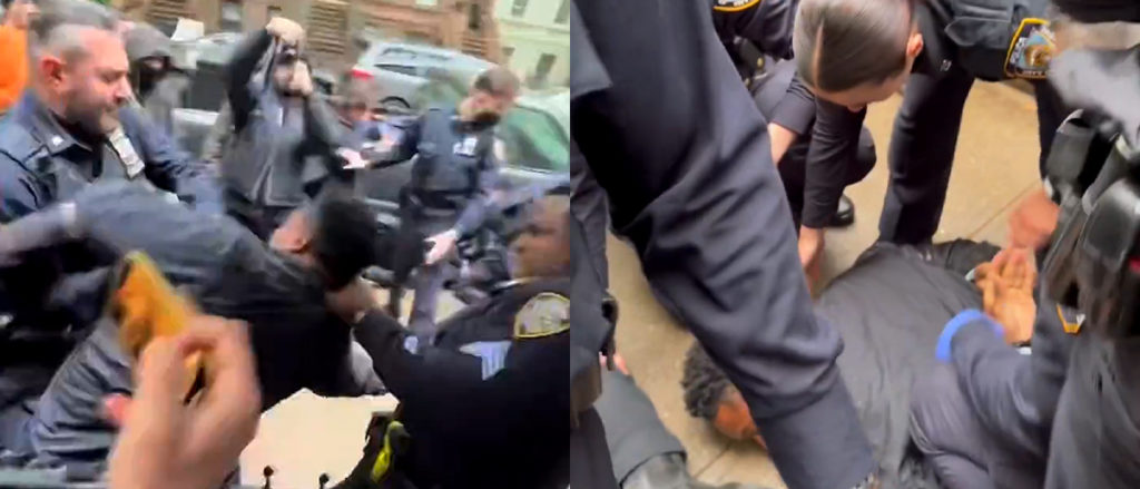 Video Shows Police Throw City Councilmember To Ground During Protest
