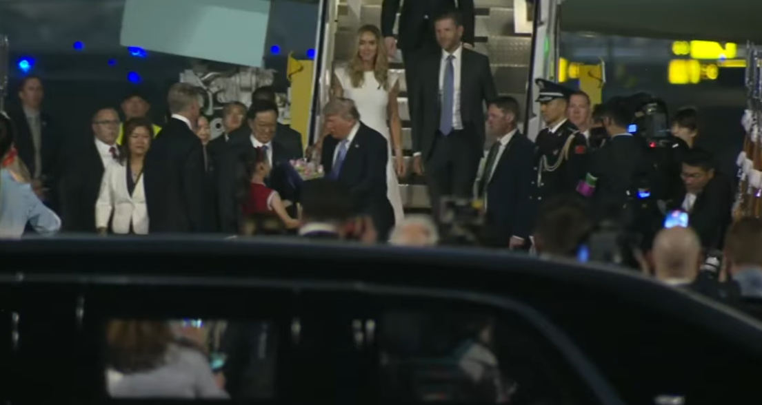 Trump Arrives In Beijing Seeking Major Trade Breakthrough