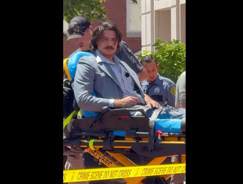 Livestream Meltdown Ends in Gunfire Outside Courthouse