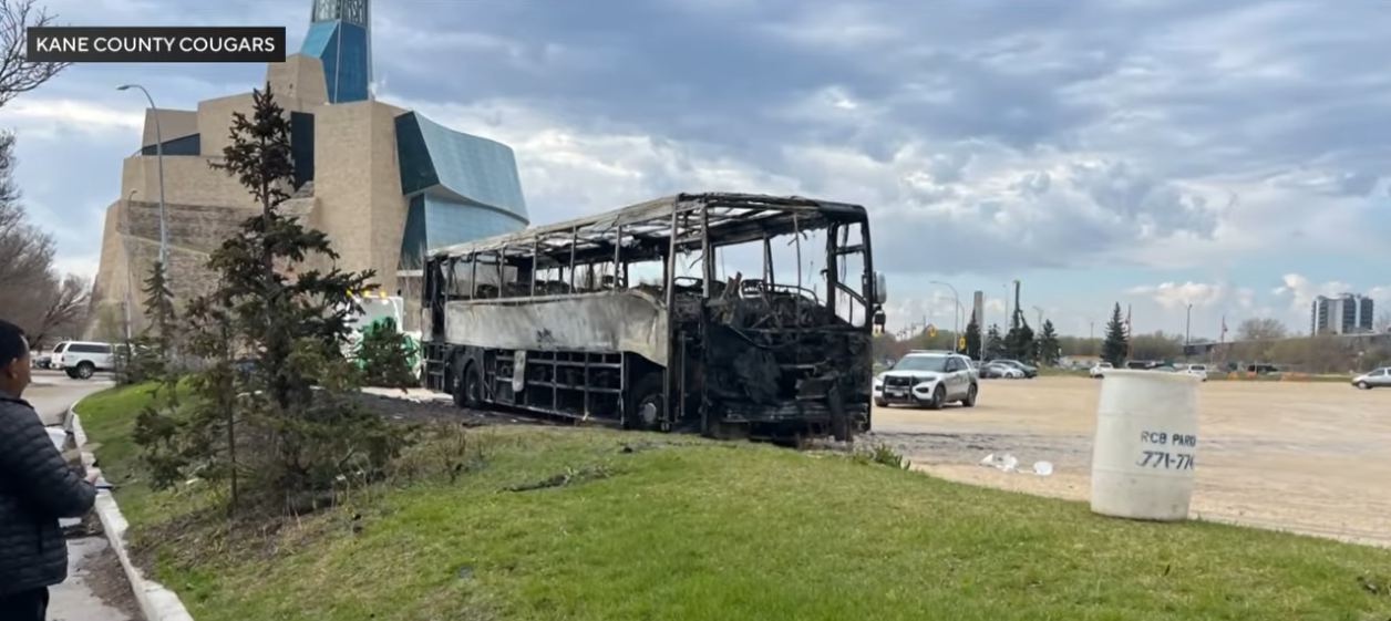 Teen Charged After Baseball Team Bus Goes Up In Flames