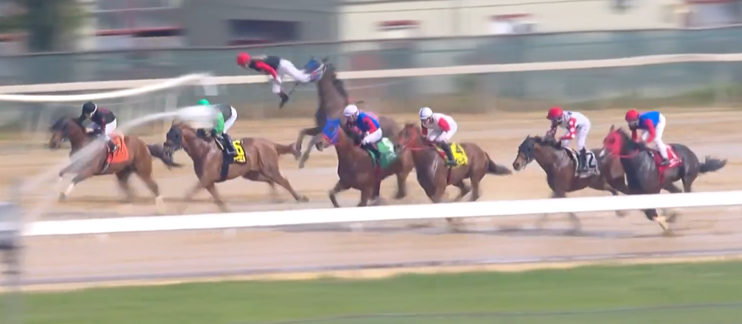 Jockey Cheats Disaster After Mid-Race Launch