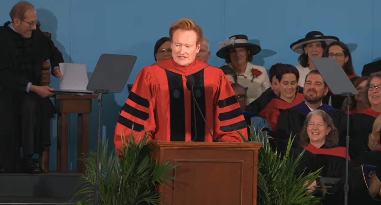 Watch: Conan O’Brien Targets Trump in Harvard Speech