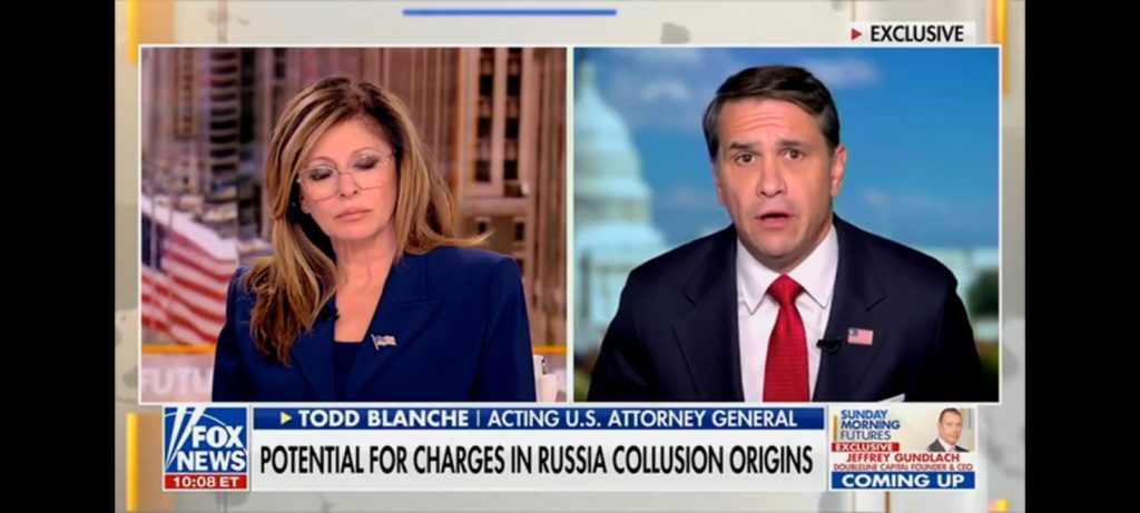 ‘What Is Not Ready?’: Maria Bartiromo Presses Acting AG On Probe Into Trump-Russia Hoax