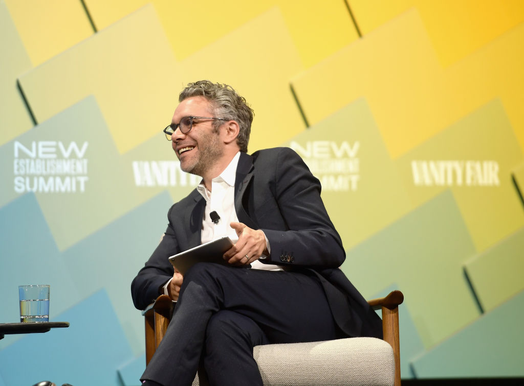 BEVERLY HILLS, CA – OCTOBER 09: Special correspondent at Vanity Fair, Nick Bilton speaks onstage at Day 1 of the Vanity Fair New Establishment Summit 2018 at The Wallis Annenberg Center for the Performing Arts on October 9, 2018 in Beverly Hills, California. (Photo by Matt Winkelmeyer/Getty Images)