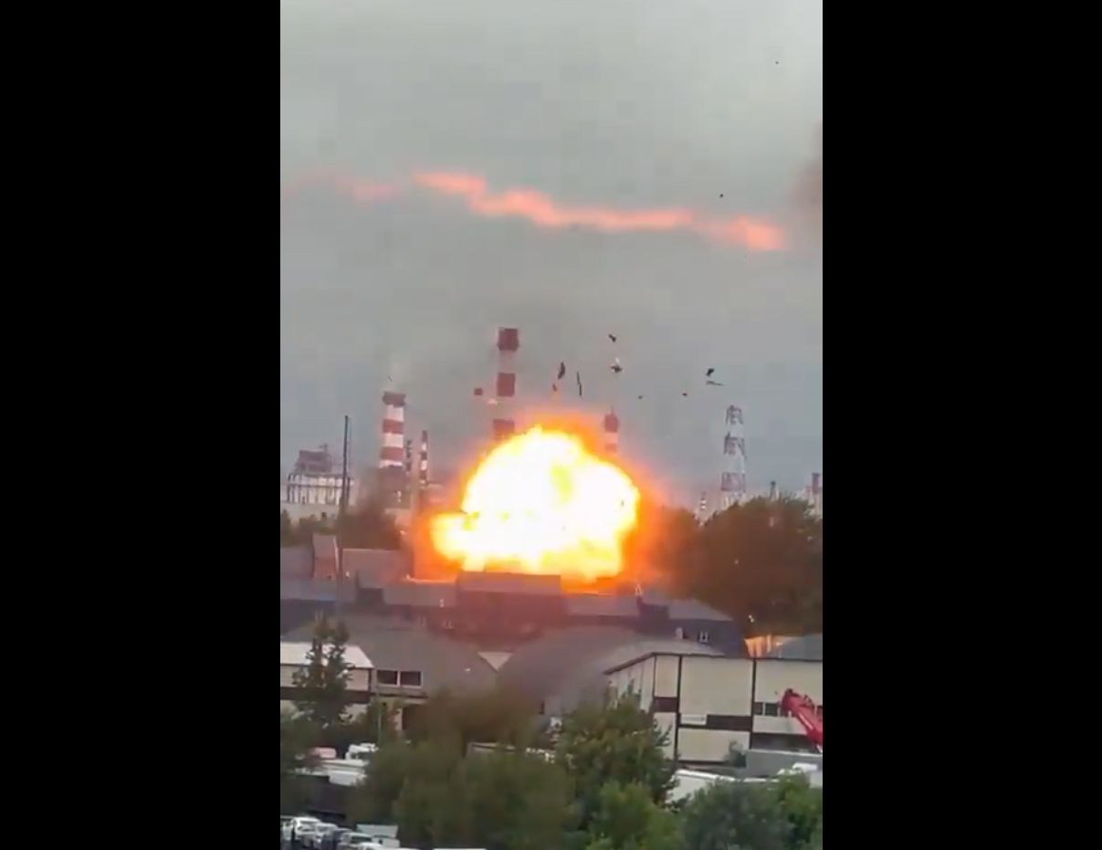 Moscow Rocked by Huge Ukrainian Drone Attack as Oil Refinery Burns